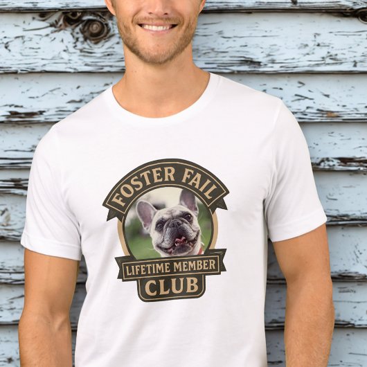"Foster Versagt" Hunde-Foto Tri-Blend Shirt