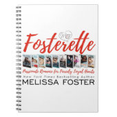 Fosterette 6,5" x 8,75" Spiralnotebook Notizblock (Vorderseite)