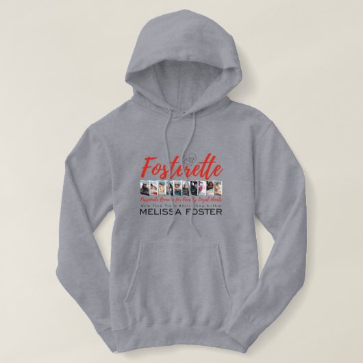 Fosterette Gray Hoodie (Design vorne)