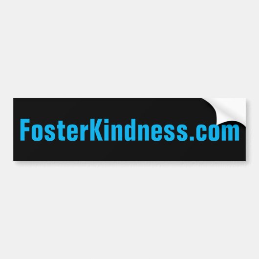 FosterKindness.com-Autoaufkleber Autoaufkleber (Vorne)