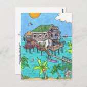 Foster's Bar and Grill Postcard Postkarte (Vorne/Hinten)