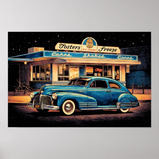 Fosters Freeze und '47 Chevy Poster (Vorne)