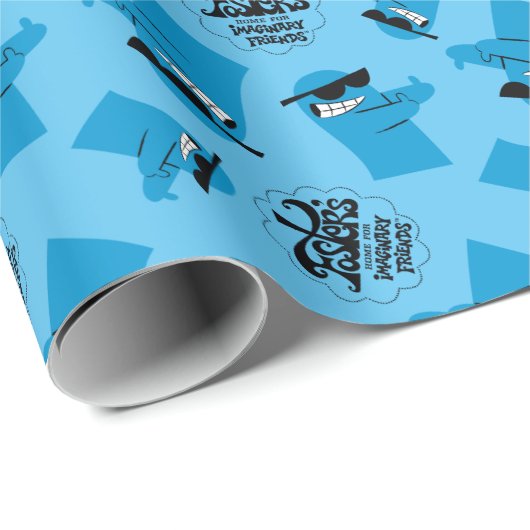 Foster's Home for Imaginary Friends | Cool Bloo Geschenkpapier (Rolleneckpunkt)