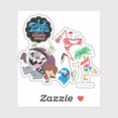 Foster's Home for Imaginary Friends | Dancing Aufkleber (Blatt)