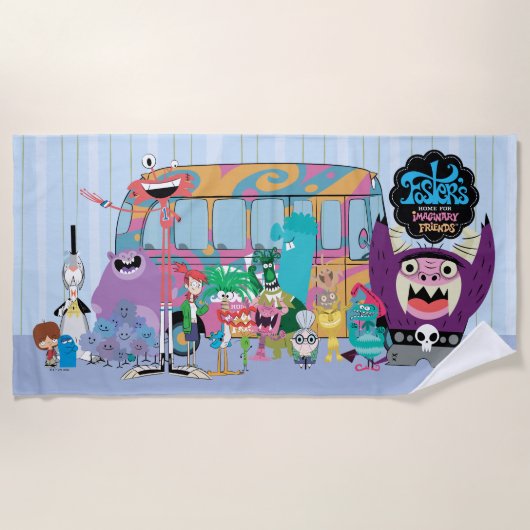 Foster's Home for Imaginary Friends | School Bus Strandtuch (Vorderseite)
