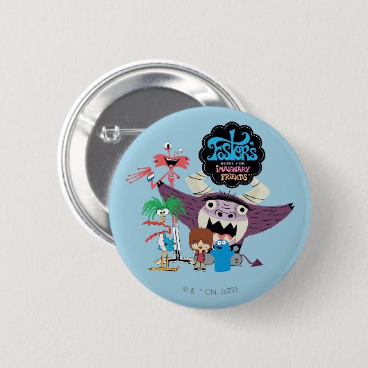 Foster's Zuhause für Imaginäre Freunde | Begrüßung Button (Vorne & Hinten)