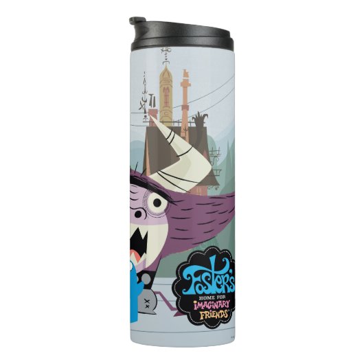 Foster's Zuhause für Imaginäre Freunde | Begrüßung Thermosbecher (Nach rechts gedreht)