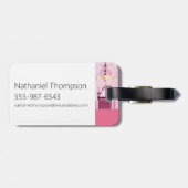 Foster's Zuhause für Imaginäre Freunde | Cool Bloo Gepäckanhänger (Rückseite horizontal)