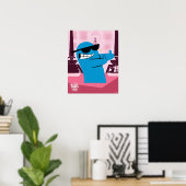 Foster's Zuhause für Imaginäre Freunde | Cool Bloo Poster (Heimbüro)