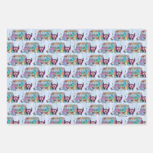 Foster's Zuhause für Imaginäre Freunde | Schulbus Geschenkpapier Set (Vorderseite 2)