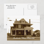 Fostoria Glasmuseum Postkarte (Vorne/Hinten)