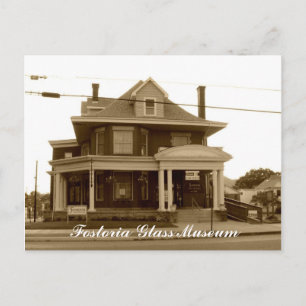 Fostoria Glasmuseum Postkarte