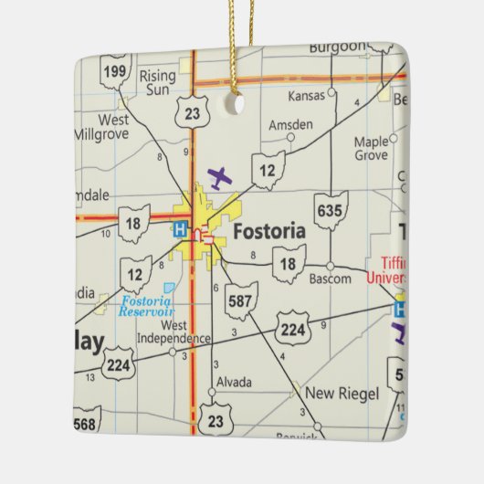 Fostoria Ohio Keramikornament (Links)