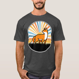 FoSunset Retro Animal Wildlife Mammal Zoo Niedlich T-Shirt
