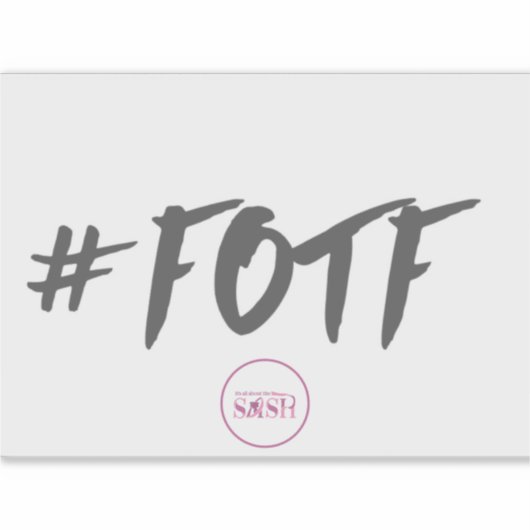 #FOTF Clear Vinyl Sticker (Vorderseite)