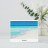 Fotheyo Island Maldives Postkarte (Stehend Vorderseite)