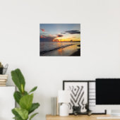 Foto 109 Beach Sunset Poster (Heimbüro)