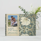 Foto 10. Hochzeitstag Einladung (Stehend Vorderseite)