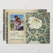 Foto 10. Hochzeitstag Einladung (Vorne/Hinten)