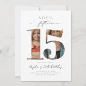 Foto 15. Geburtstagsfeier Einladung (Vorderseite)