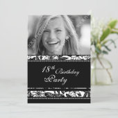 Foto 18. Geburtstagsparty Einladungen (Stehend Vorderseite)