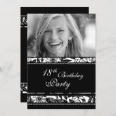 Foto 18. Geburtstagsparty Einladungen (Vorne/Hinten)