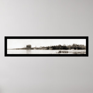 Foto 1909 Watervilles Maine Poster