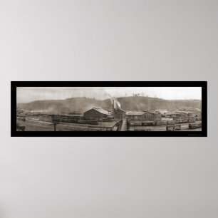 Foto 1909 Zug-Lynchburgs VA Poster