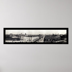 Foto 1910 Waco Texas Panview Poster