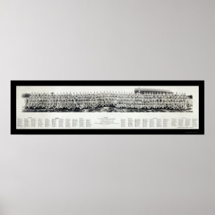 Foto 1946 des Offizier- in der ArmeeWWII Poster