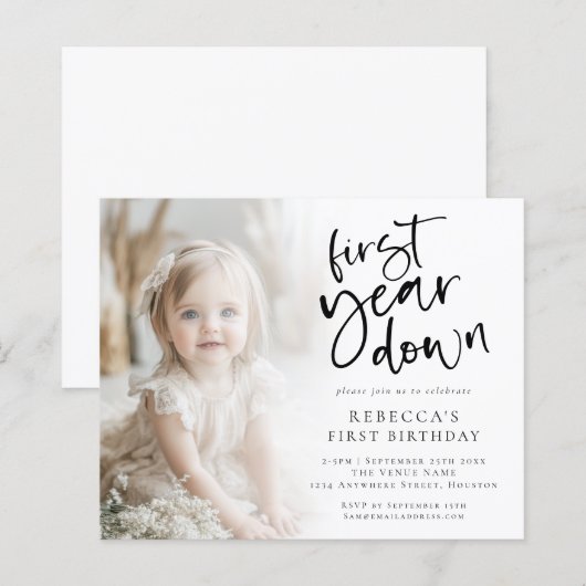 Foto 1. Geburtstag (Vorne/Hinten)