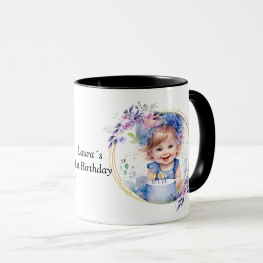 Foto 1. Geburtstag Tasse (VorderseiteRechts)