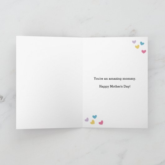 Foto 1. Muttertag Karte (Innenseite)