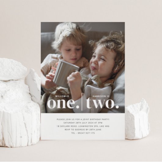 Foto 1. und 2. Gemeinsame Einladung zum Geburtstag