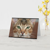 Foto 1 Vatertag von Katze Karte (Gelbe Blume)