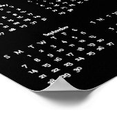 Foto 2014 Kalenderposter hinzufügen Poster (Ecke)