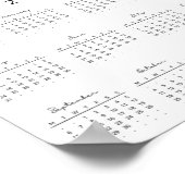 Foto 2021Kalender Poster (Ecke)