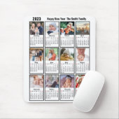 Foto 2023 Kalender 12 Familie Modernes Minimalisti Mousepad (Mit Mouse)