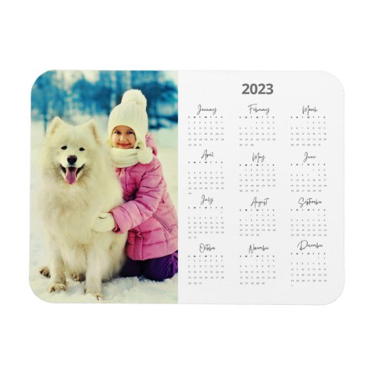 Foto 2023 Kalender Neujahr Magnet (Horizontal)