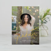 Foto 2024 Abschluss Gold Foil Ankündigung (Stehend vorne)