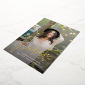 Foto 2024 Abschluss Gold Foil Ankündigung (Gedreht)