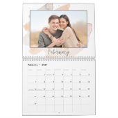 Foto 2024 für moderne Aquarellfarben Kalender (Feb 2027)
