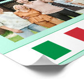 Foto 2024 Italienischer Kalender mit Feiertagen hi Poster (Ecke)