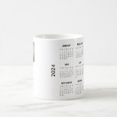 Foto 2024 Kalender für benutzerdefinierte Logos hi Kaffeetasse (Mittel)