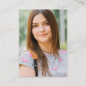 Foto 2025 Abschluss Tassel Party Mini Einladung (Rückseite)