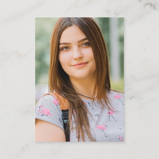 Foto 2025 Abschluss Tassel Party Mini Einladung (Rückseite)