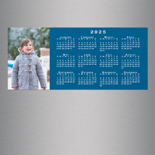 Foto 2025 Kalender auf Blue Magnet hinzufügen