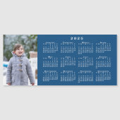 Foto 2025 Kalender auf Blue Magnet hinzufügen (Vorderseite)