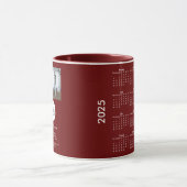 Foto 2025 Kalender für benutzerdefinierte Logos hi Tasse (Zentrum)