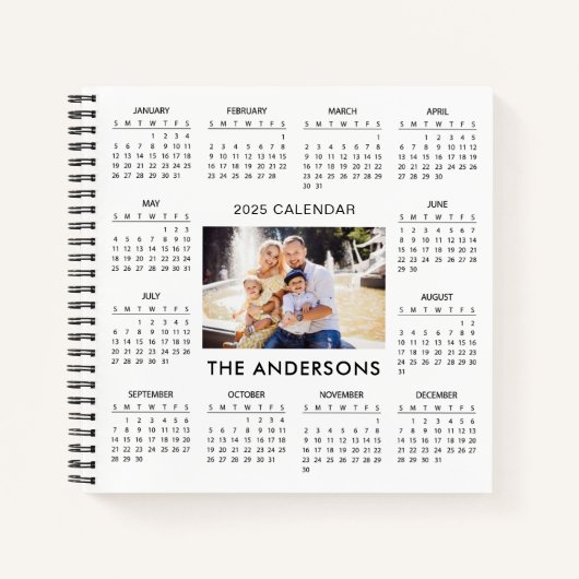 Foto 2025-Kalender hinzufügen | Notizblock (Vorderseite)